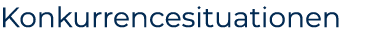 Konkurrencesituationen
