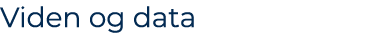 Viden og data