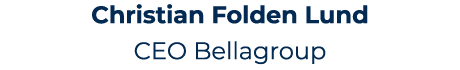 Christian Folden Lund CEO Bellagroup
