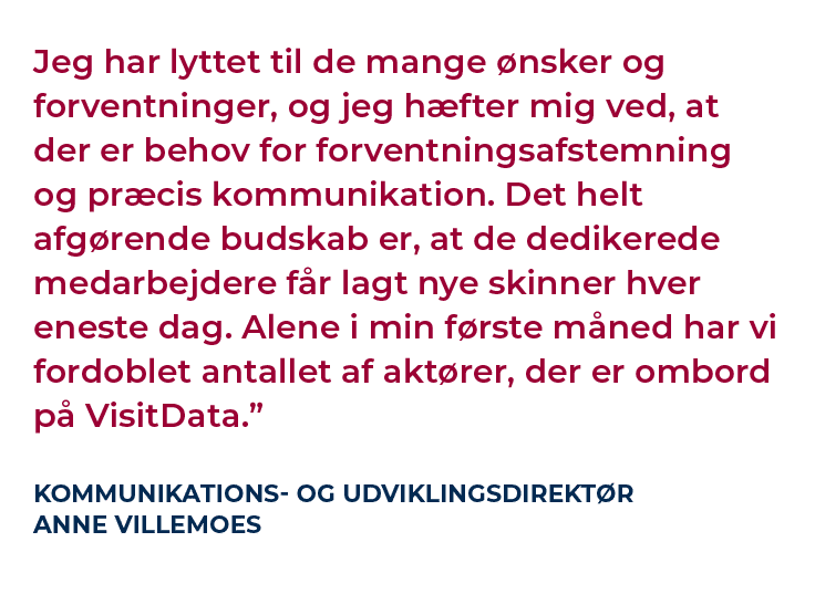 Jeg har lyttet til de mange nsker og forventninger, og jeg h fter mig ved, at der er behov for forventningsafstemnin...