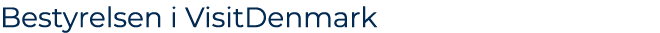 Bestyrelsen i VisitDenmark