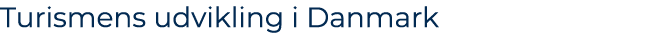Turismens udvikling i Danmark