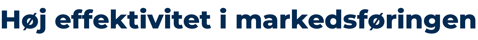 H j effektivitet i markedsf ringen 